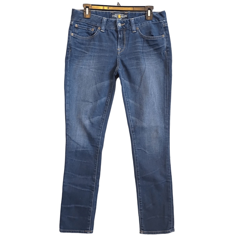 Lucky Brand Lola Skinny Women's 8/29 Dark Blue Stretch Denim Jeans Casual